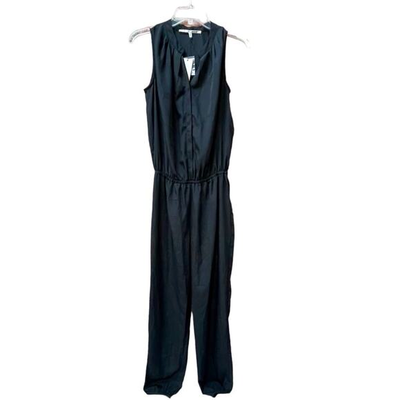 Collective Concepts Jumpsuit Workwear Sleeveless Black Small - Picture 1 of 9